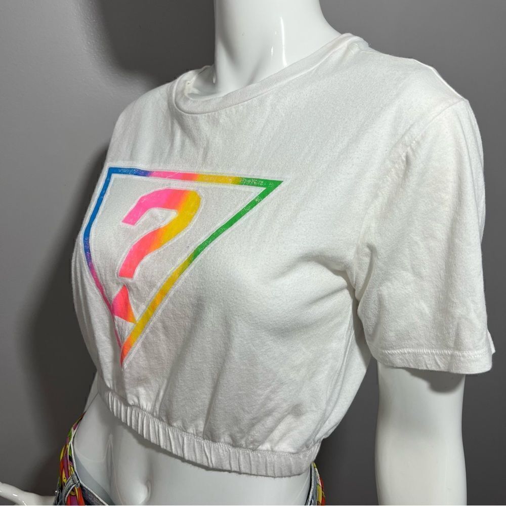 ‎Y2K Guess Originals 1981 White Crop Top -- XS - Picture 10 of 13